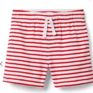 NWT- Janie and Jack Red and White Striped Shorts